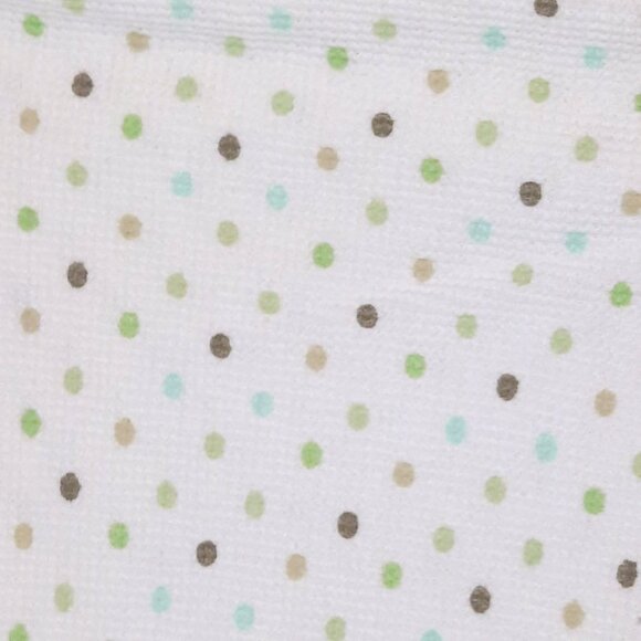 Garanimals Multi Color Polka Dots Thermal Waffle Weave Lovey Blanket 25" X 32" - Picture 3 of 5